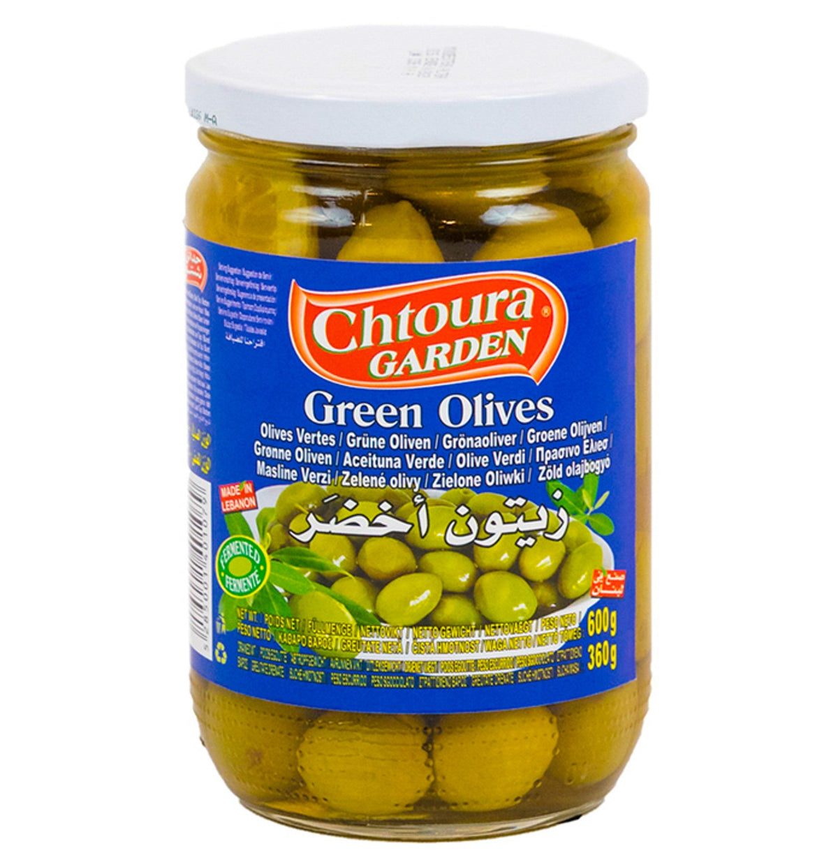 Aceitunas Verdes Libano, Chtoura, 600 g