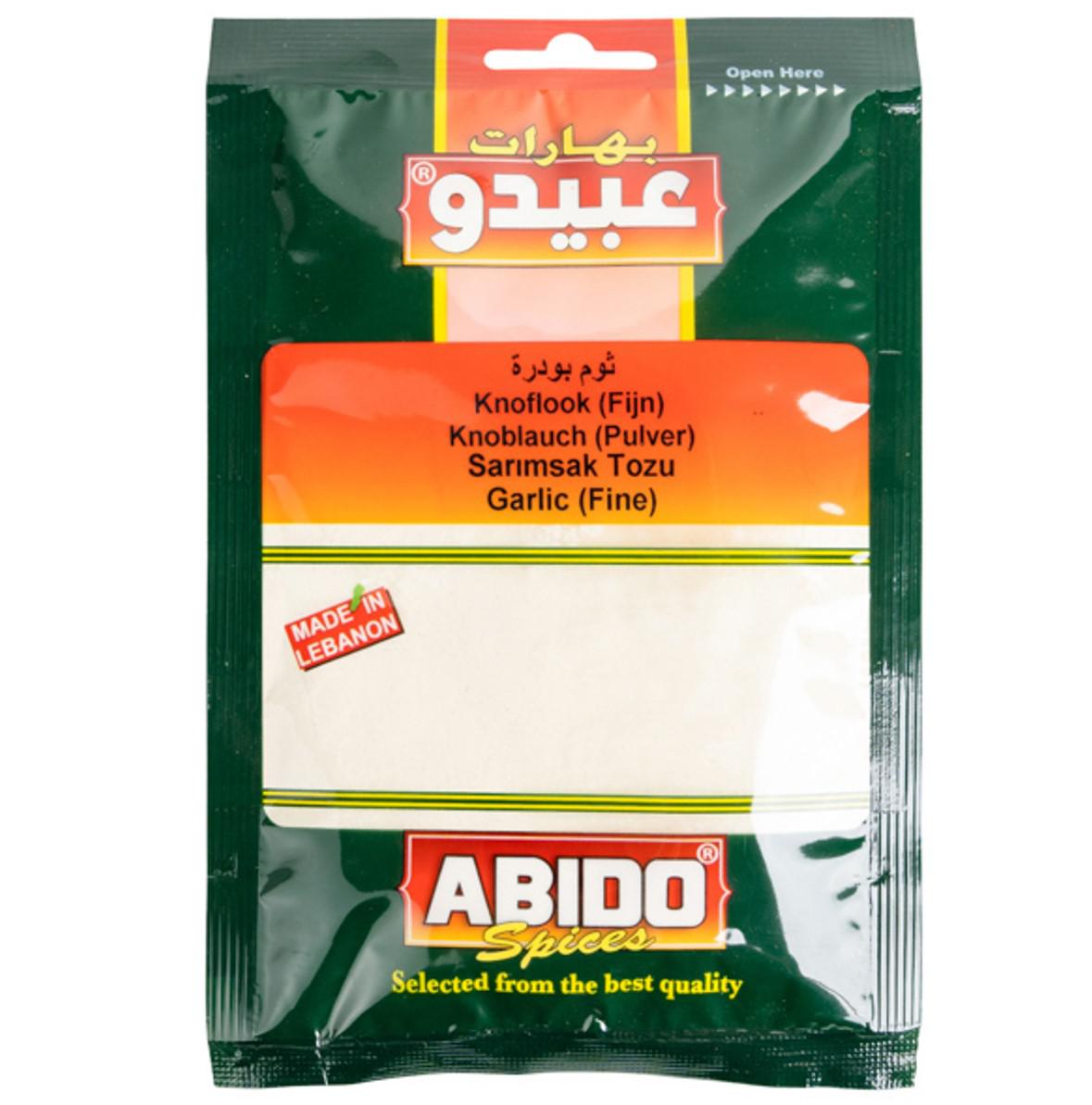 Ajo Molido, Abido, 50 gr