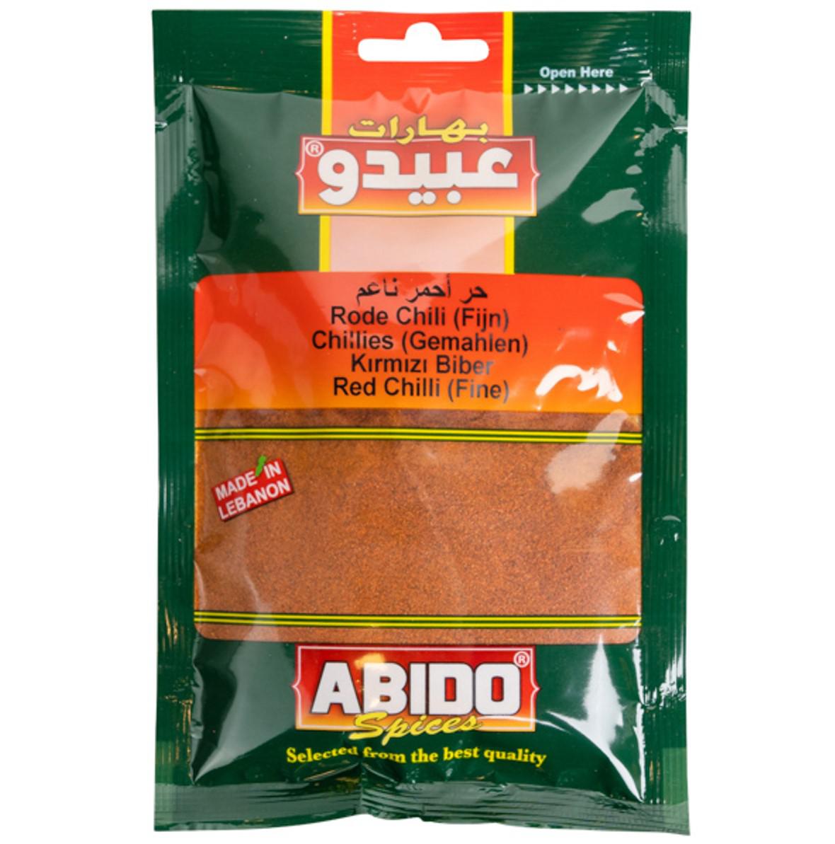 Chile Picante Molido, Abido, 50 gr