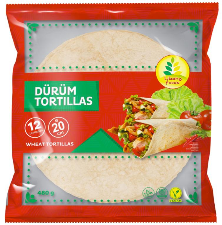 Dürüm 20 Cm, Libanofoods, 12 Uds