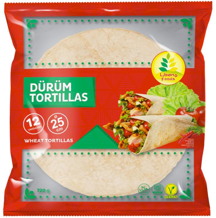 Dürüm 25 Cm, Libanofoods, 12 Uds