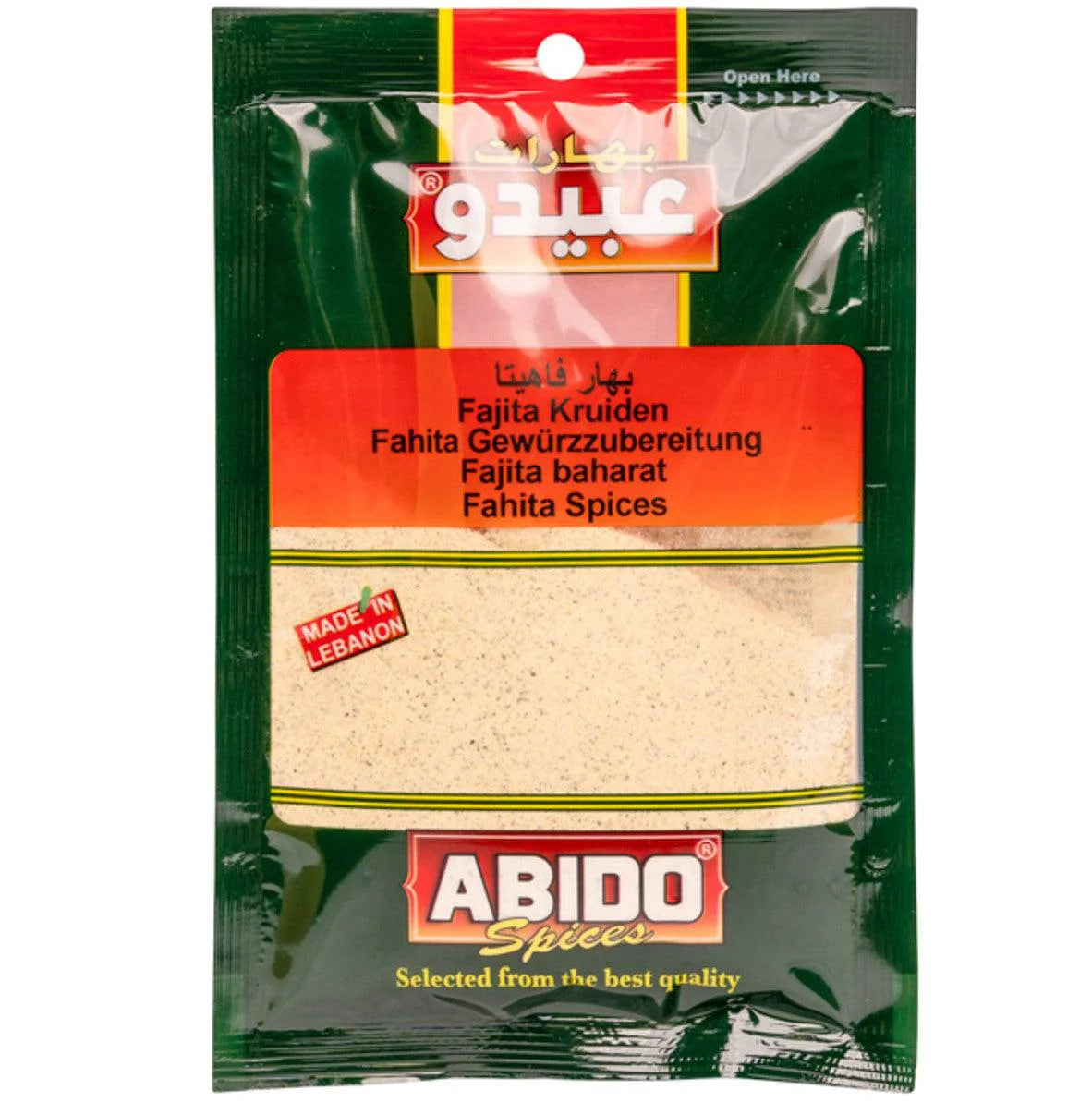 Especias para Fajitas, Abido, 50 gr
