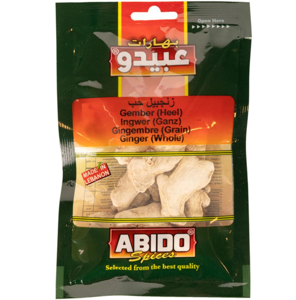 Jengibre Seco Entero, Abido, 50 gr