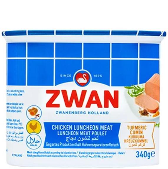 Luncheon Pollo Curc. &amp; Com., Zwan, 340 gr