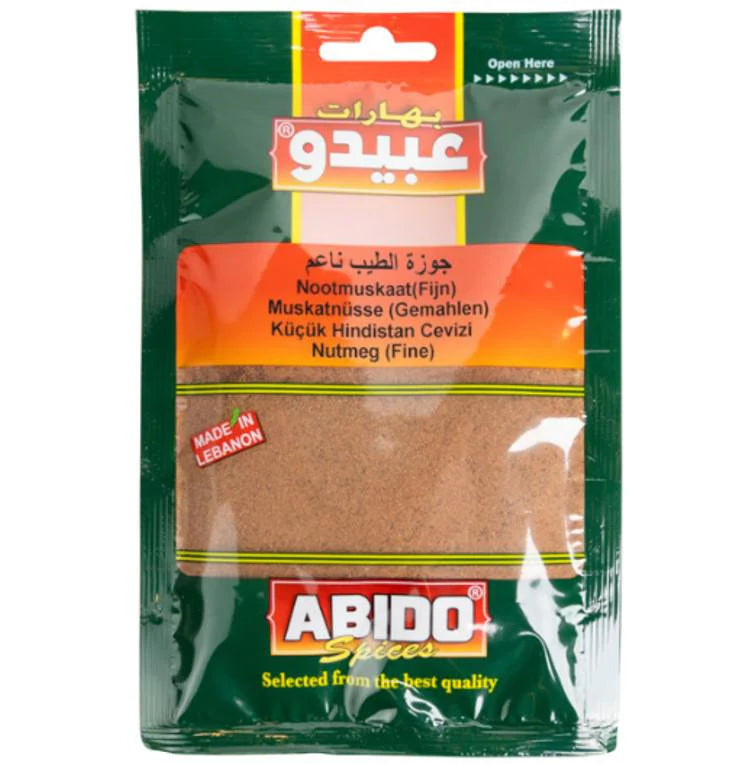 Especias, Nuez Moscada en polvo, Abido, 50 gr