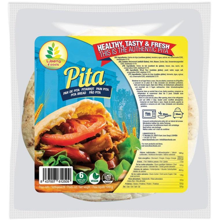 Pan de Pita Libanofoods 6 ud