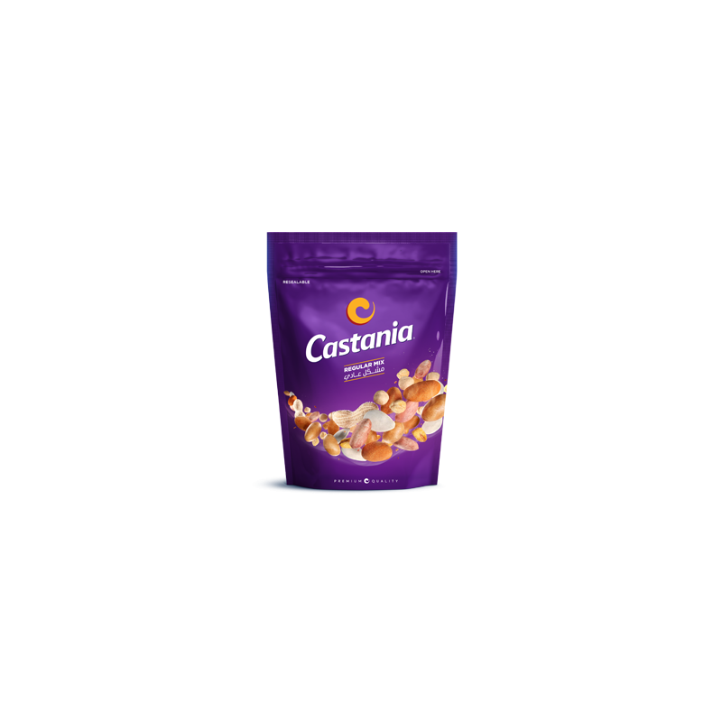 frutos secos mixtos, mix de nueces, snack saludable, Castania Regular Mix, frutos secos premium, mezcla de frutos secos 300 g.