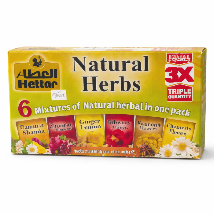 Té 6 Sabores naturales en 1 Natural Herbs, Al Attar 6 gr